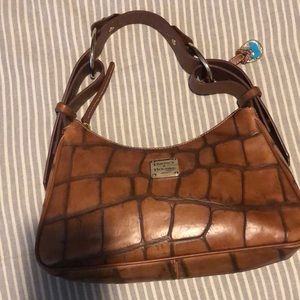 Dooney and bourke croc embossed bag